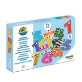 Mágneses számok és műveletjelek, 60 darabos, Cayro