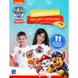 Mancs Őrjárat: Színezőkönyv vasalható matricákkal! foglalkoztató füzet