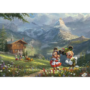 Puzzle Schmidt: Mickey és Minnie az Alpokban, 1000 darabos