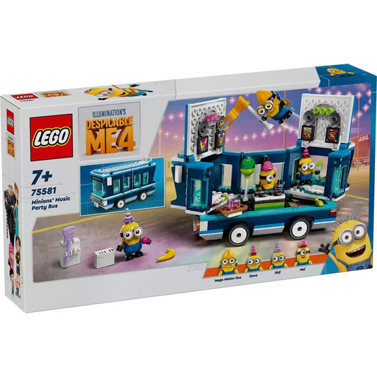 LEGO Minions Minyonok zenés partibusza 75581 doboza
