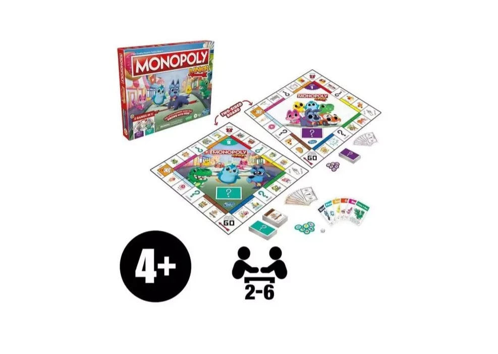 Monopoly Junior 2 az 1-ben társasjáték