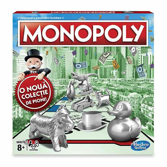 Monopoly, in limba romana joc de societate  - román nyelvű társasjáték