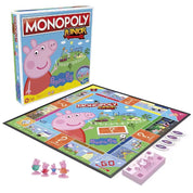 Joc de societate Monopoly Junior Peppa Pig  - román nyelvű társasjáték