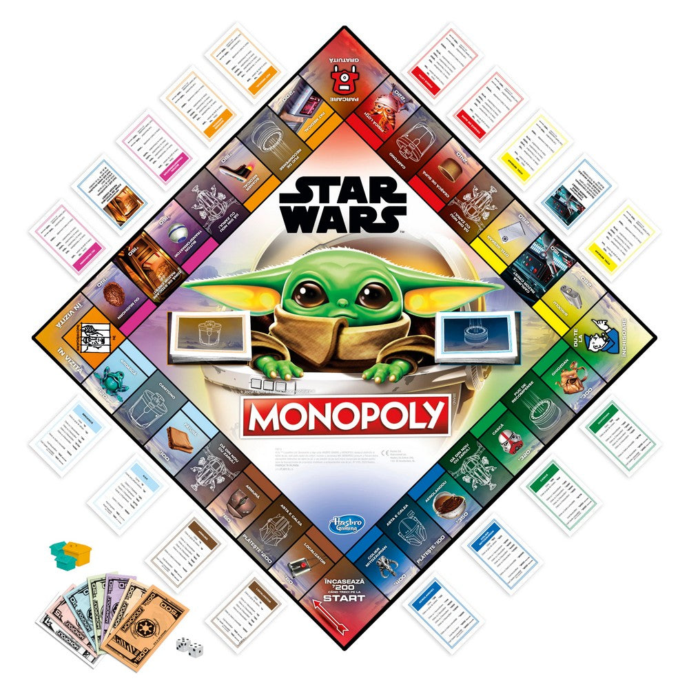 Monopoly STAR WARS-The Chil Baby Yoda  - román nyelvű társasjáték