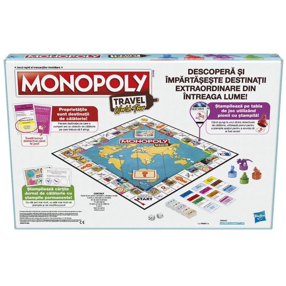 Monopoly Travel World Tour  - román nyelvű társasjáték