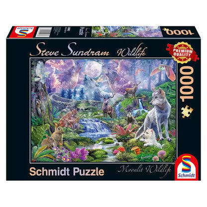 Puzzle Schmidt: Steve Sundram-Holdfényes Vadon, 1000 piese