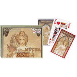 Francia kártya 2x55-ös készlet, Mucha Beauty