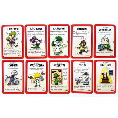 Munchkin zombik magyar nyelvű társasjáték