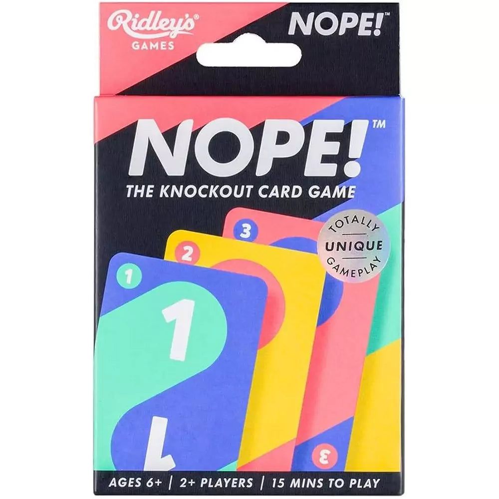 Nope! The Knockout Card Game -angol nyelvű kártyajáték doboz