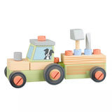 Összeszerelhető fa traktor, Orange Tree Toys