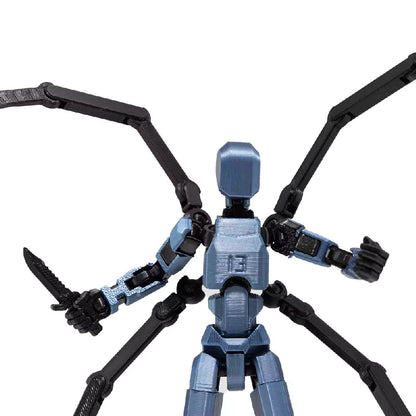 3D Robotfigura R13 - Kobalt Metál Kék Deluxe