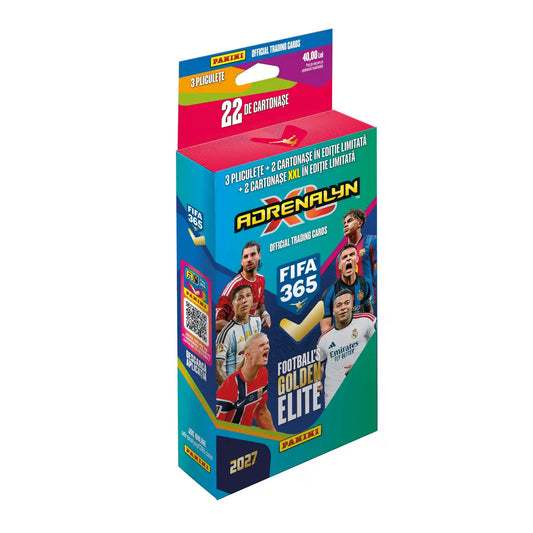 Panini FIFA 365 Adrenalyn XL 2027 Eco Blister XXL 3 csomag gyűjtőkártyával, 2 Limited Edition és 2 XXL kártyával