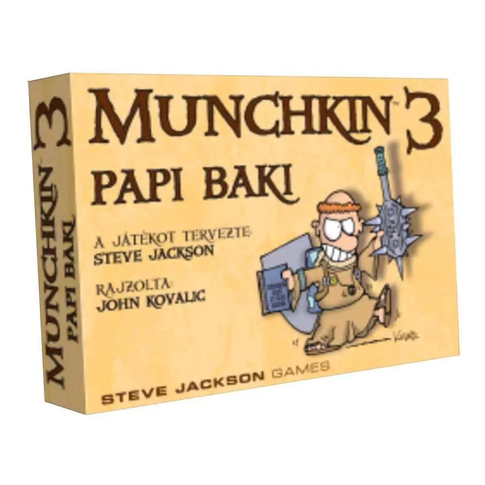 Munchkin 3 - Papi Baki magyar nyelvű társasjáték