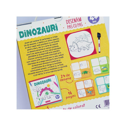 Dinozauri - Desenăm pas cu pas - játék gyerekeknek