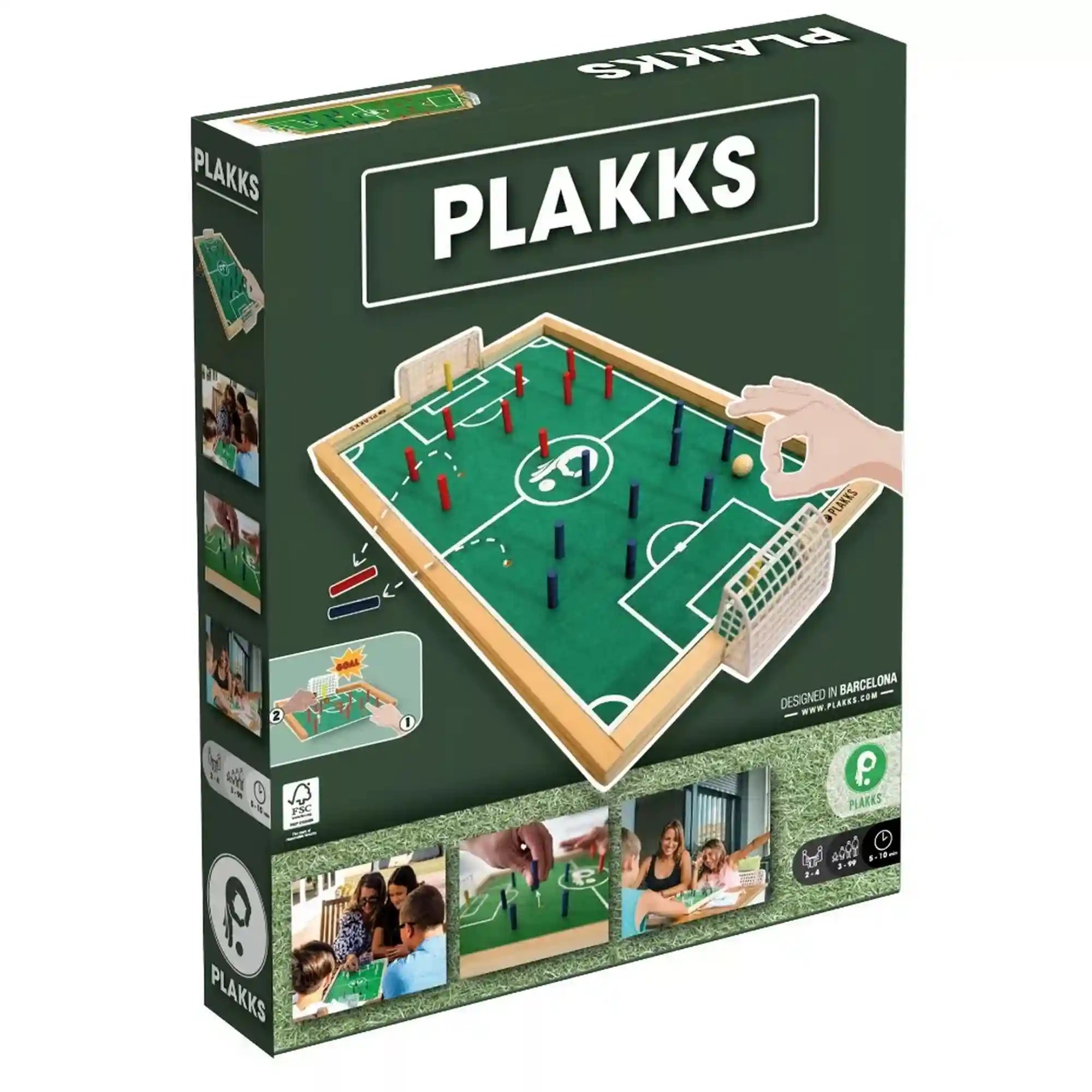 Plakks Football ügyességi asztali focijáték doboza.
