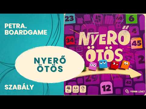 Nyerő ötös magyar nyelvű társasjáték