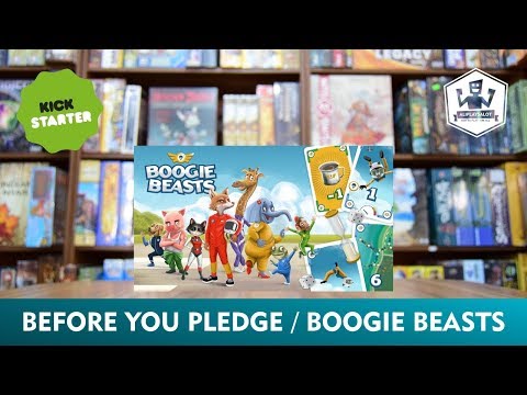 Boogie Beasts angol nyelvű társasjáték
