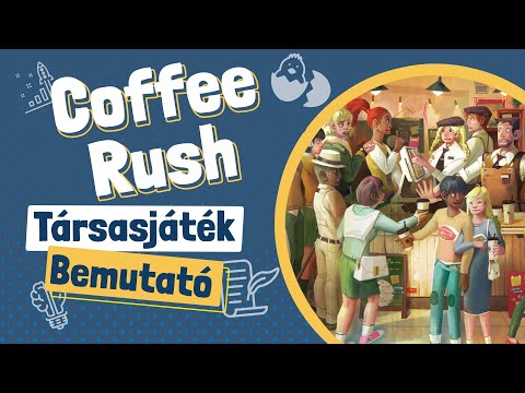 Coffee Rush magyar nyelvű társasjáték