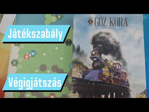 A gőz kora Deluxe kiadás magyar nyelvű társasjáték