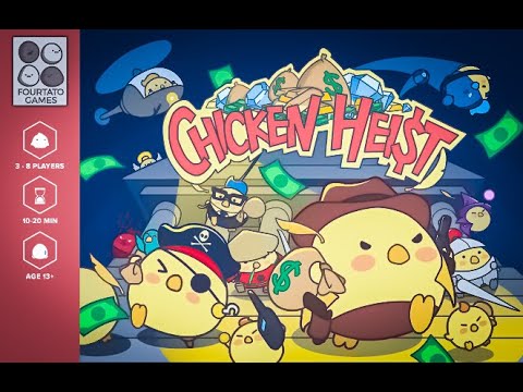 Chicken Heist angol nyelvű társasjáték