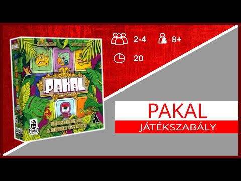 Pakal magyar nyelvű társasjáték