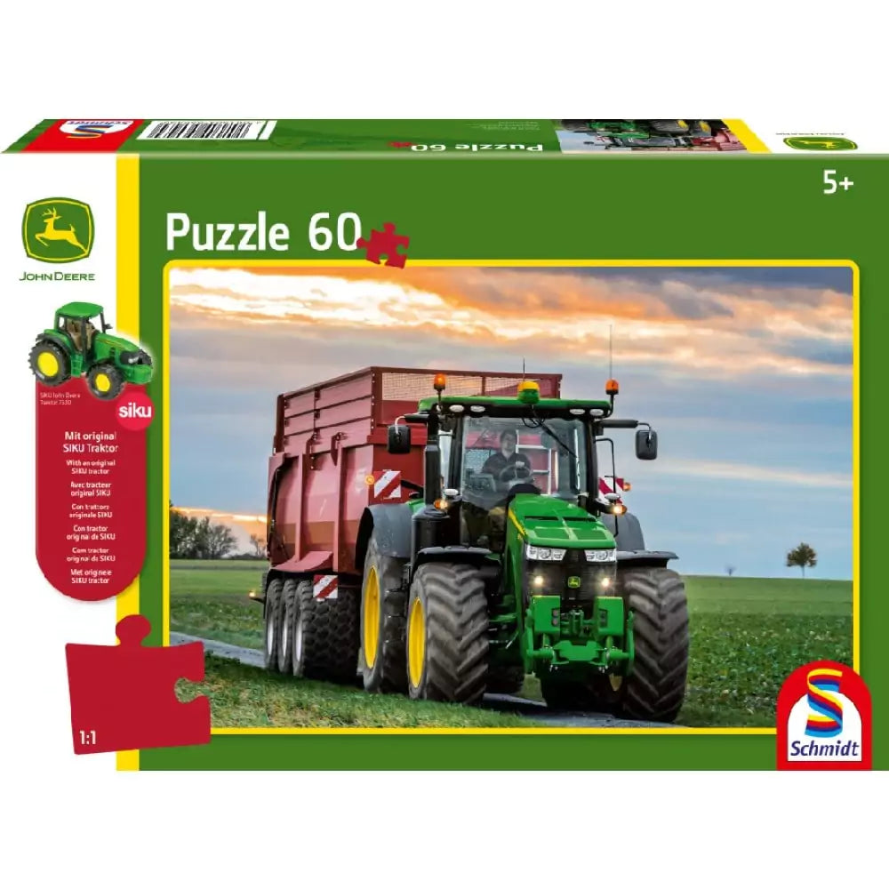 Puzzle Schmidt: John Deere 8370R 60 darabos Dobozkép