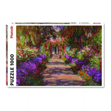 Puzzle Piatnik: Giverny kertje-Claude Monet, 1000 darabos