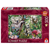 Puzzle Schmidt Cute Koala Family, 500 darabos