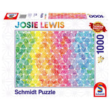Puzzle Schmidt: Josie Lewis, Szines háromszögek, 1000 darabos