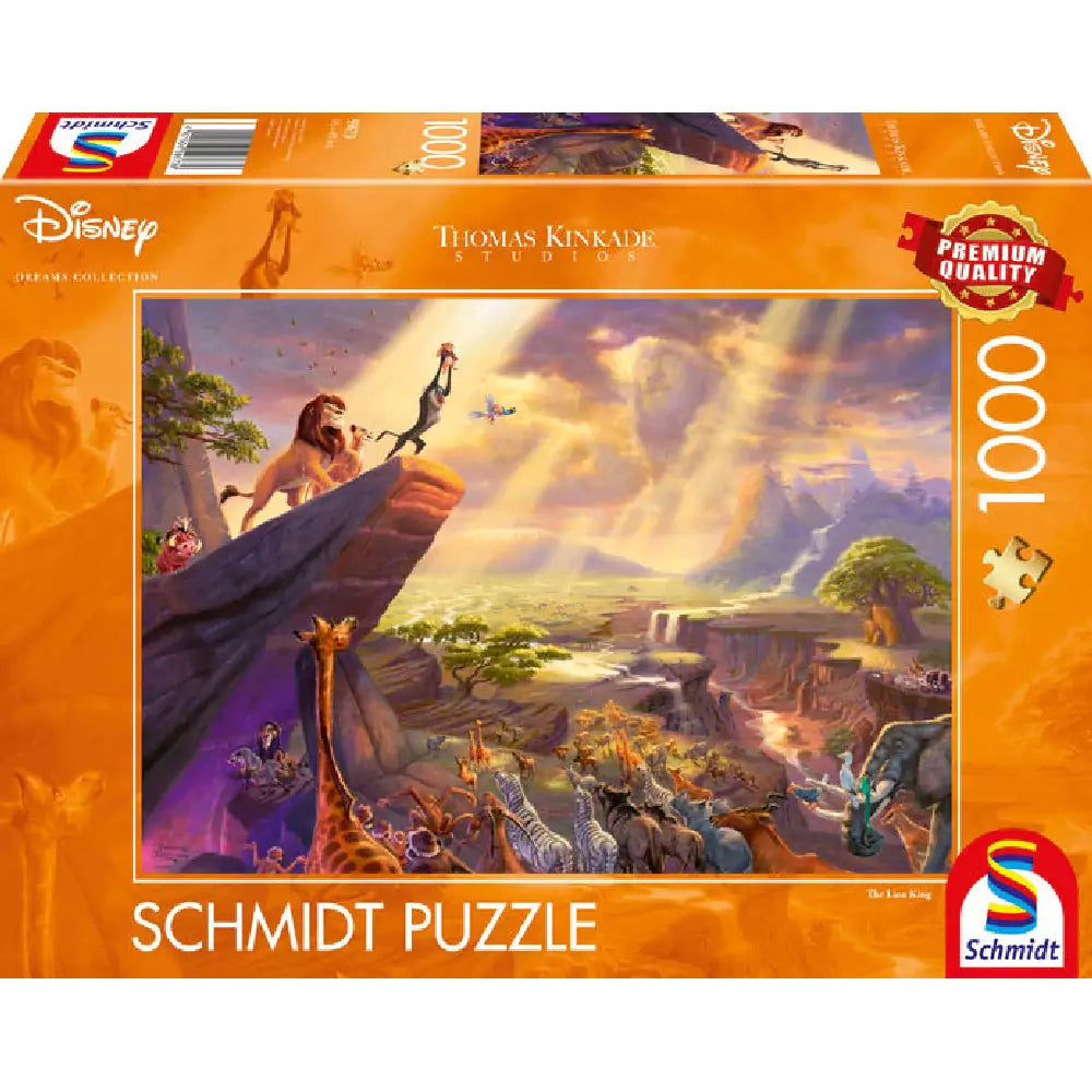 Schmidt Puzzle  1000 darabos - Az oroszlan kiraly