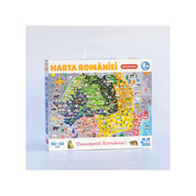 Puzzle Harta României 168 darabos- játék gyerekeknek