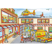 Mentőhelikopter 100 darabos Schmidt Puzzle + Ajándék: Mentőhelikopter modell