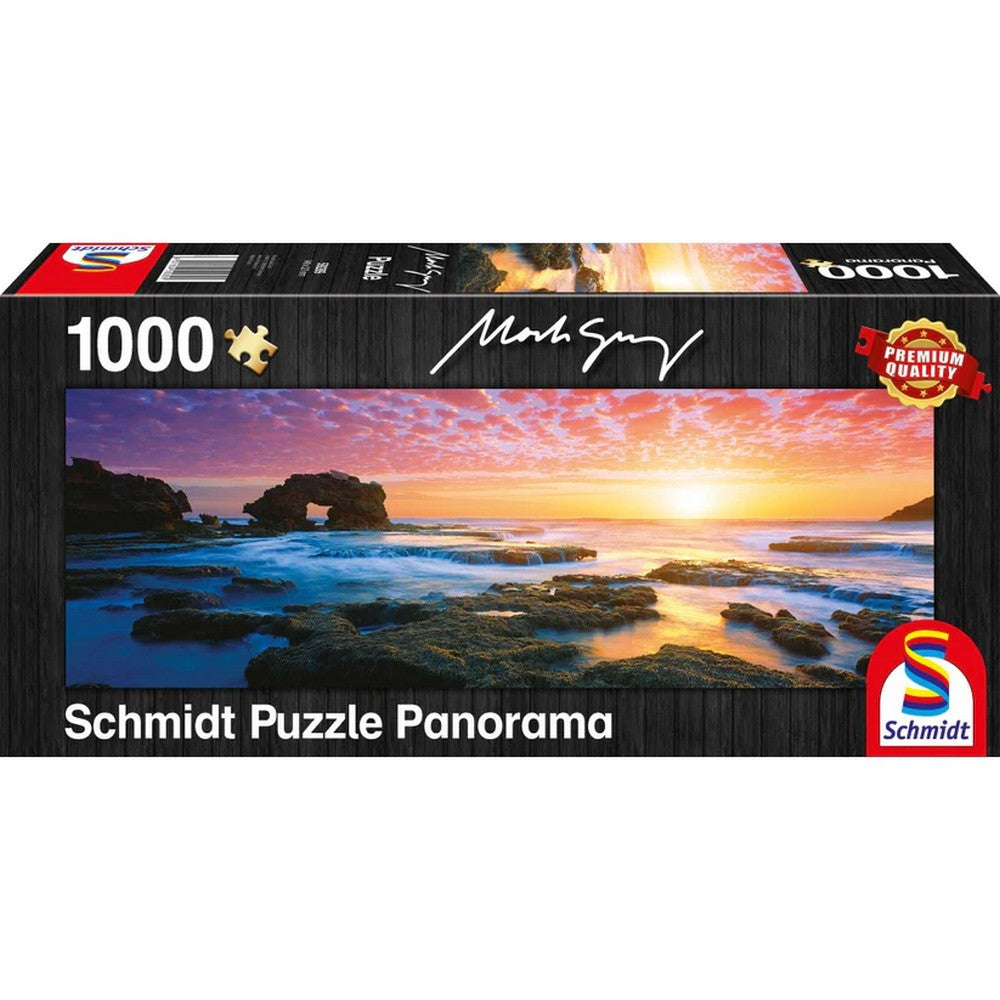 Puzzle Schmidt: Naplemente Bridgewater Bay-ben, Victoria, Ausztrália, 1000 darabos