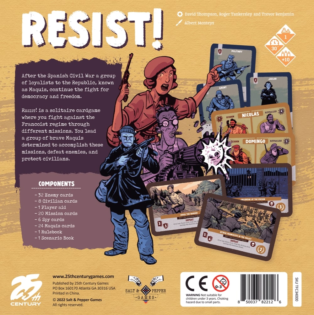 Resist! - Angol nyelvű társasjáték