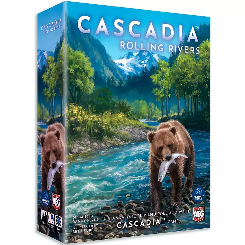 Cascadia: Rolling Rivers - angol nyelvű társasjáték