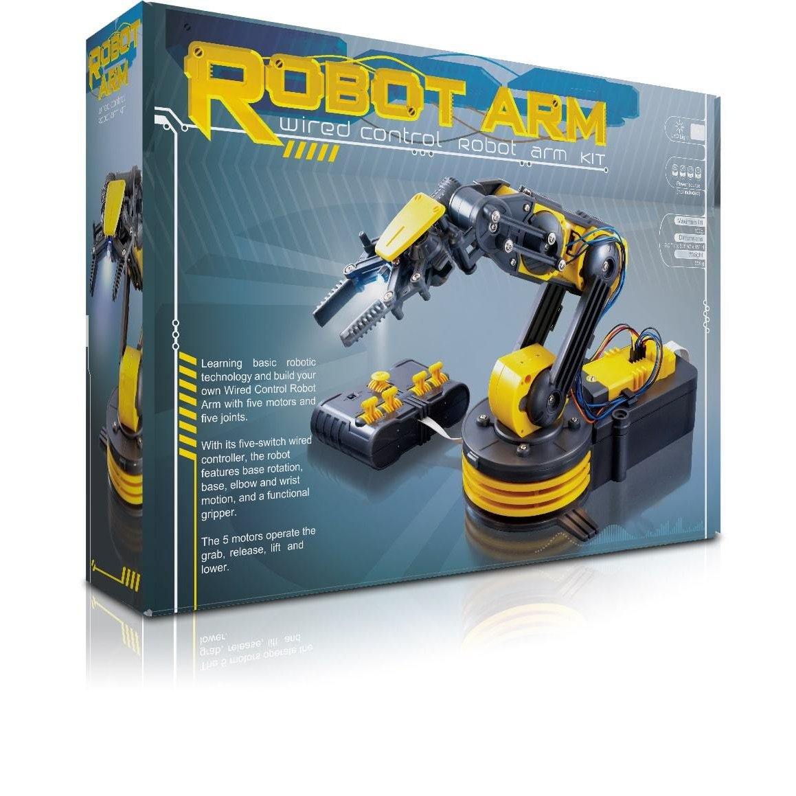 Kit construcție braț robotic cu telecomandă - Jocozaur.ro - Omul potrivit la jocul potrivit