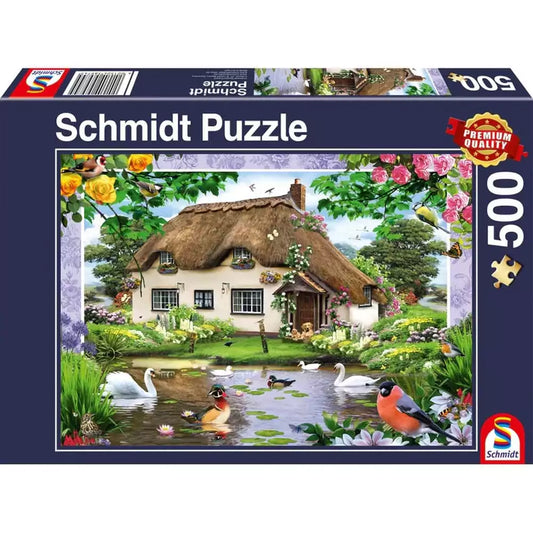 Puzzle Schmidt: A Romantikus Vidéki Ház, 500 darabos