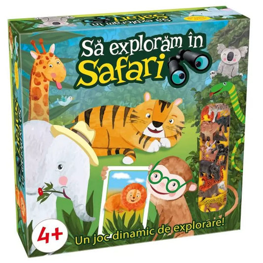 Sa explorim in safari! - joc educativ cutie