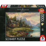 Puzzle Schmidt: Thomas Kinkade, Apák napi kirándulás, 1000 darabos