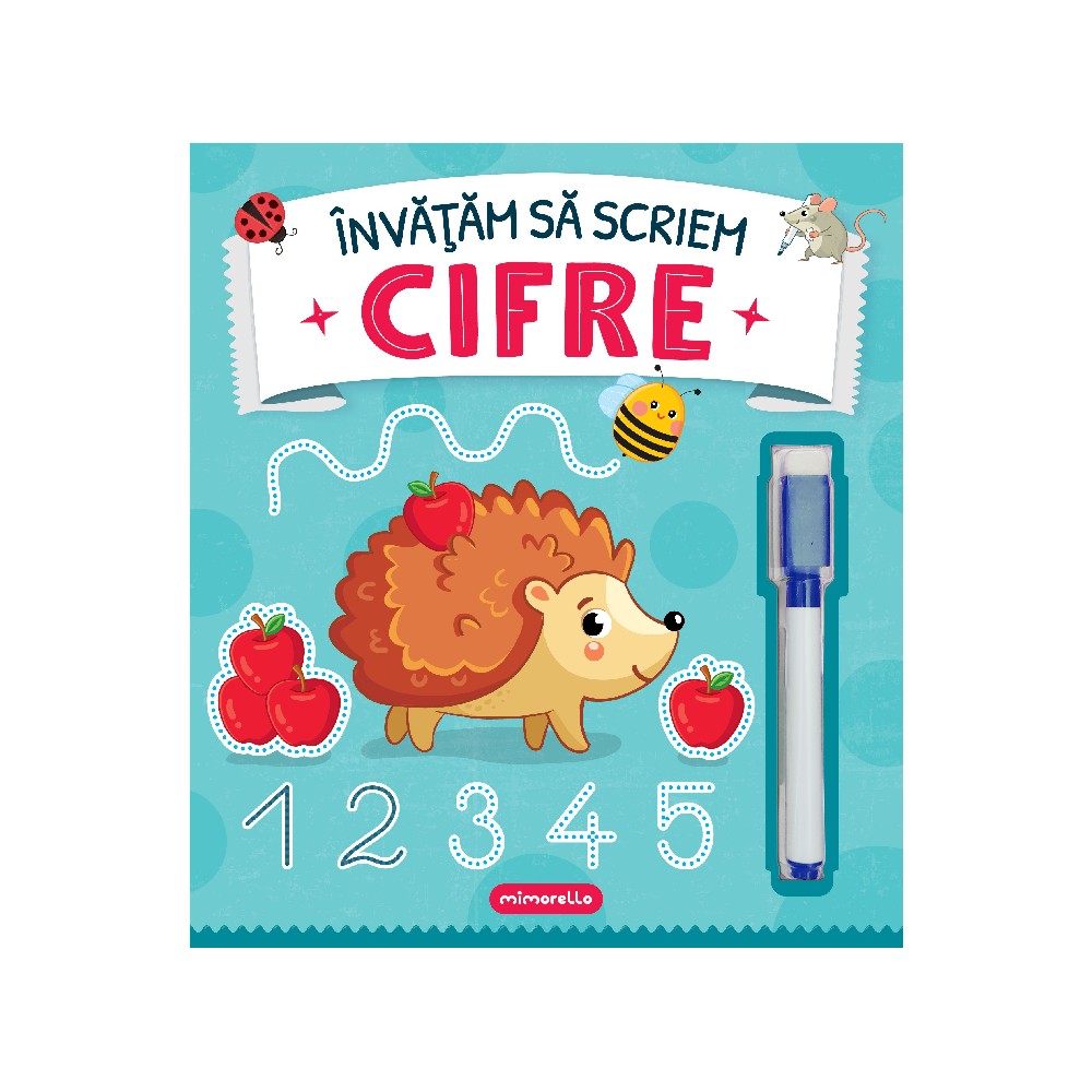 Învățăm să scriem cifre+marker - könyv