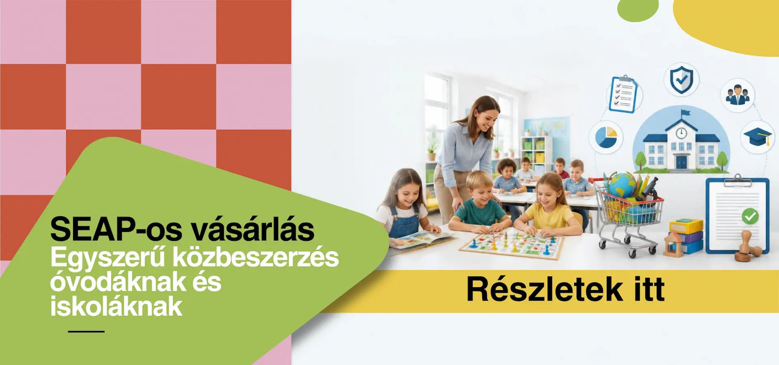 SEAP-os vásárlás Egyszerű közbeszerzés óvodáknak és iskoláknak