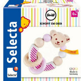 Selecta Rózsaszín mackós csörgő, Steiff