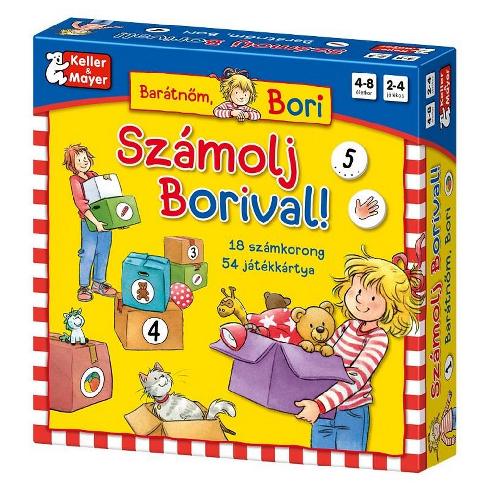 Számolj Borival! magyar nyelvű társasjáték