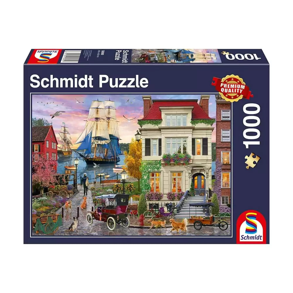 Puzzle Schmidt: Tall Ship in Harbour, 1000 darab