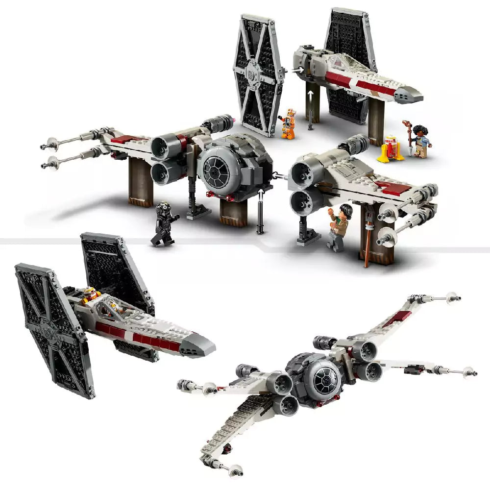 Lego Star Wars TIE Fighter és X-Wing mix 75393 1063 darabos