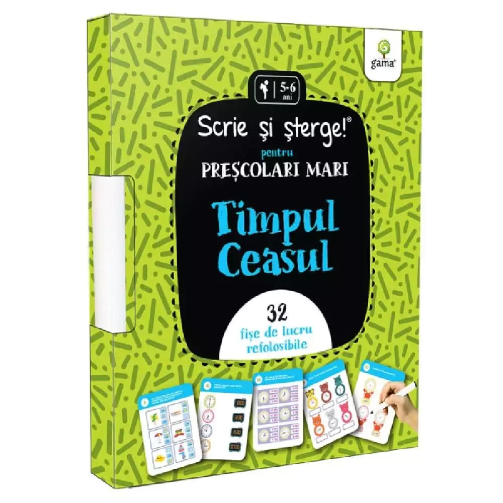 Timpul și ceasul - Scrie și șterge! Cutie exterior