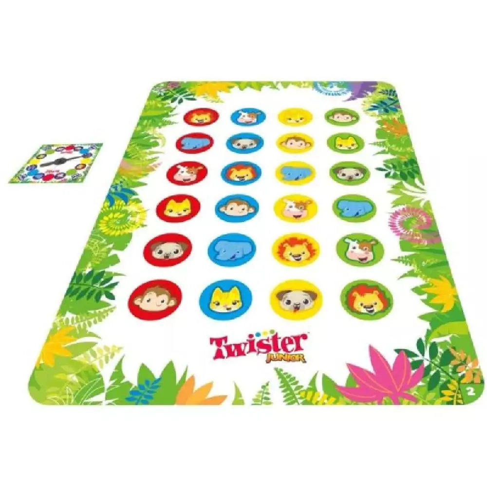 Twister Junior társasjáték doboz tartalma