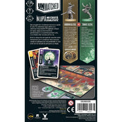 Unmatched: Soare Răsare doboz hátoldala játéktartalommal és hősökkel