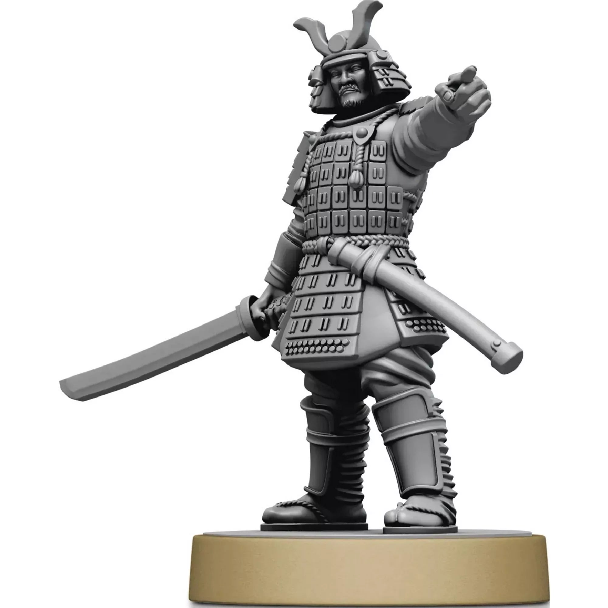 Nobunaga Oda miniatűr figura karddal, Unmatched: Soare Răsare társasjátékból