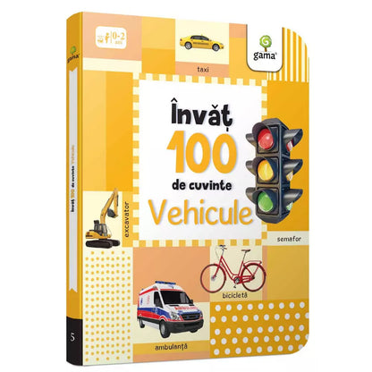 Vehicule, Învâț 100 de cuvinte - Carte Cartonată coperta